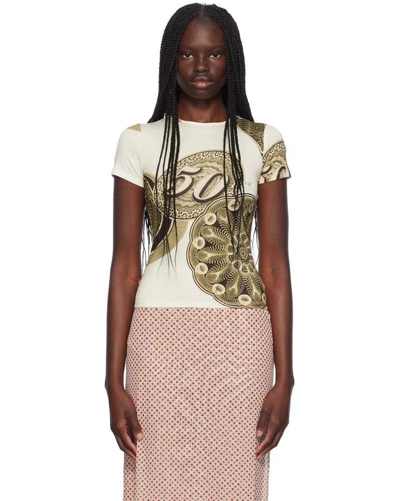 Miaou Beige Mini T-Shirt Fortune