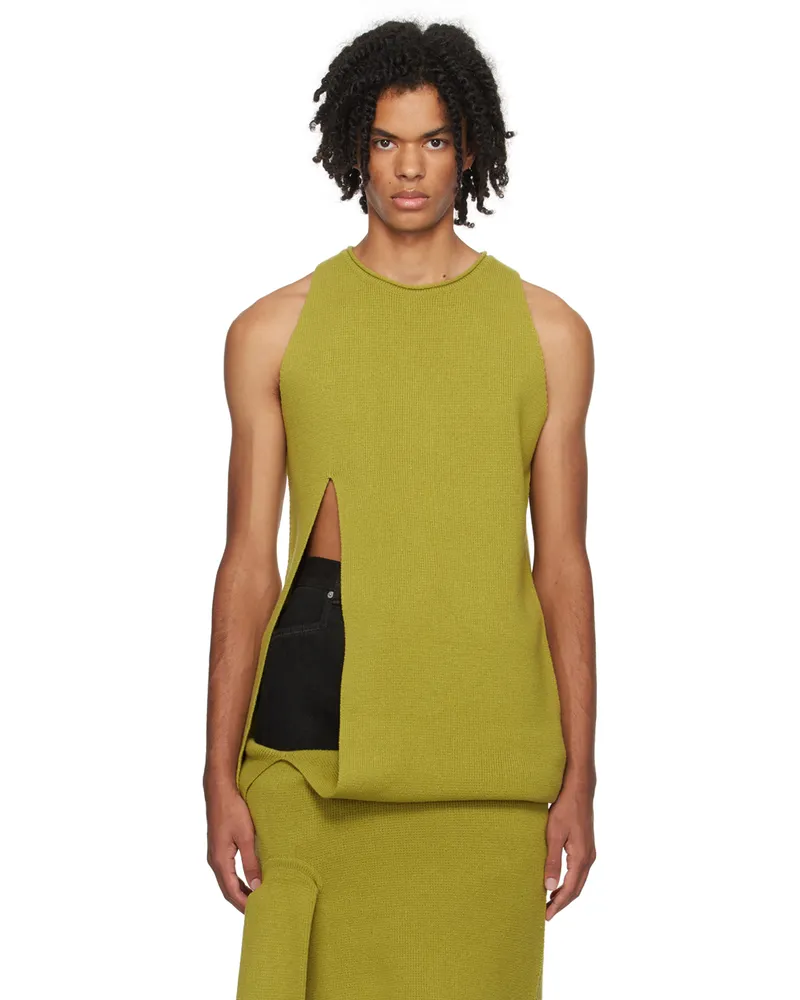 Rick Owens Yellow Banana Vest 32
