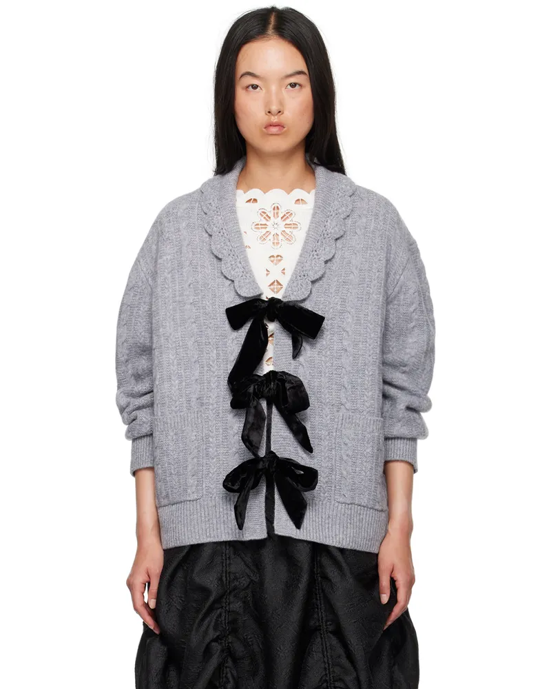 Sea Gray Mariella Cardigan Grey