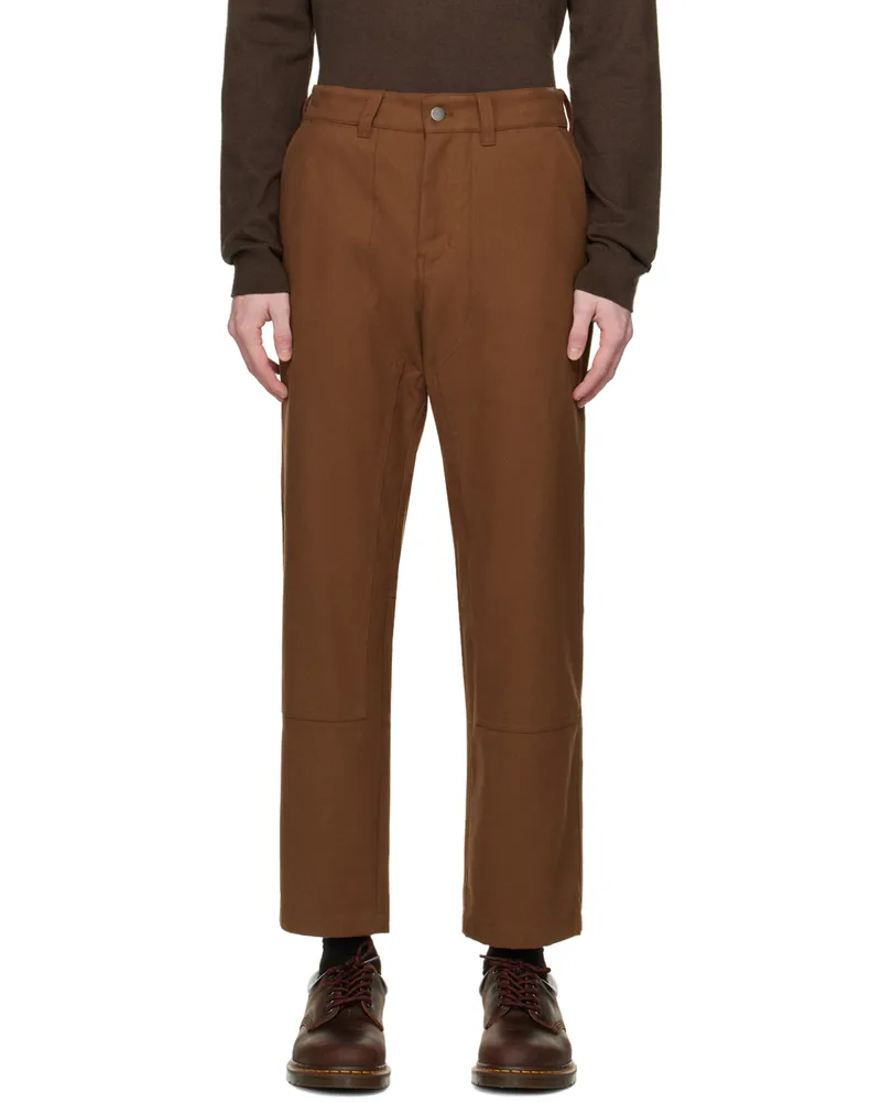 Saturdays NYC Brown Morris Trousers Downtown