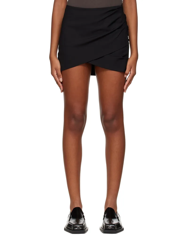 OFF-WHITE Black Corporate Tailored Miniskirt Black