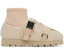 Beige Camp Mid Boots