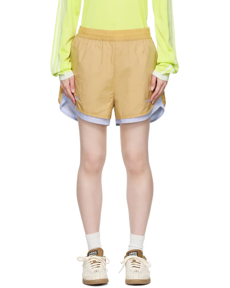 Wales Bonner Beige adidas Originals Edition Layered Shorts Beige