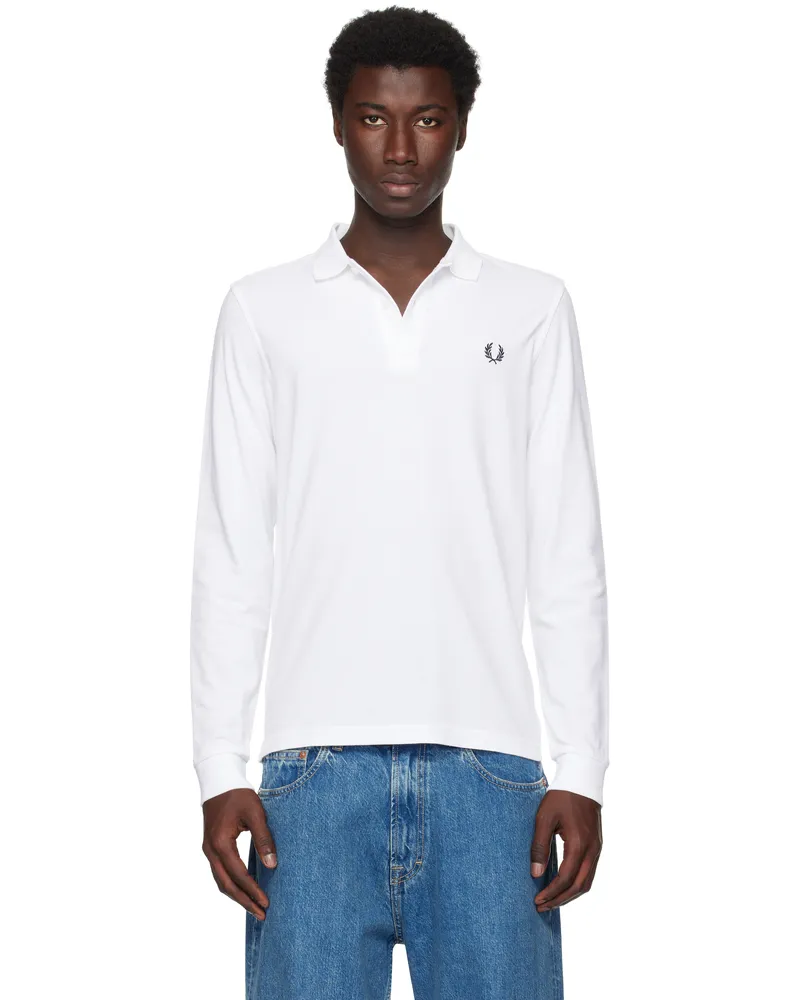 Fred Perry White 'The Tennis Shirt' Polo 100white