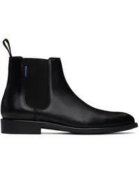 Paul Smith Black Leather Cedric Boots Blacks