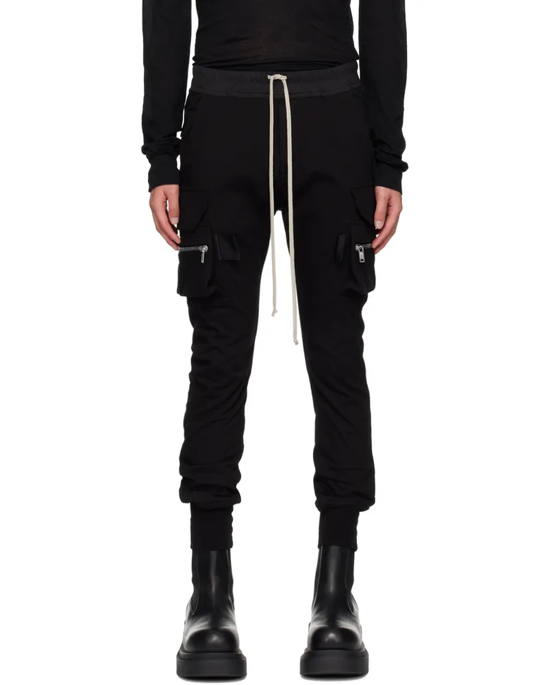 Rick Owens Black Porterville Mastodon Cargo Pants 09