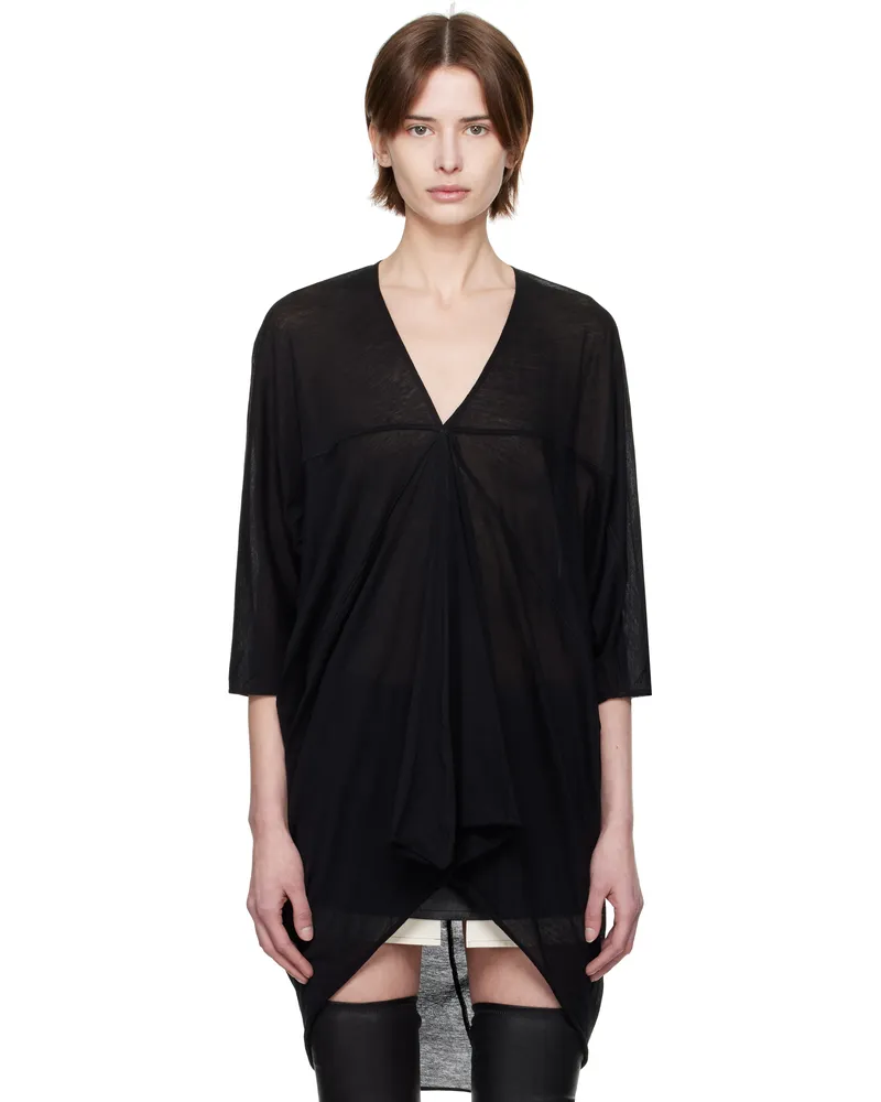 Rick Owens Black Hollywood Kite Blouse 09