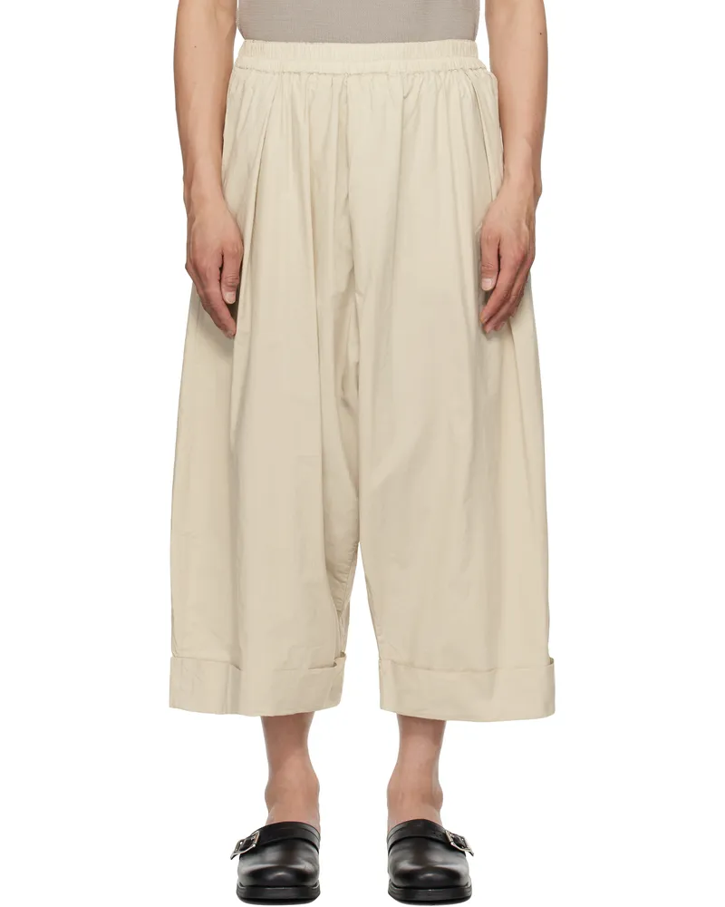 Toogood Beige 'The Baker' Trousers Porridge