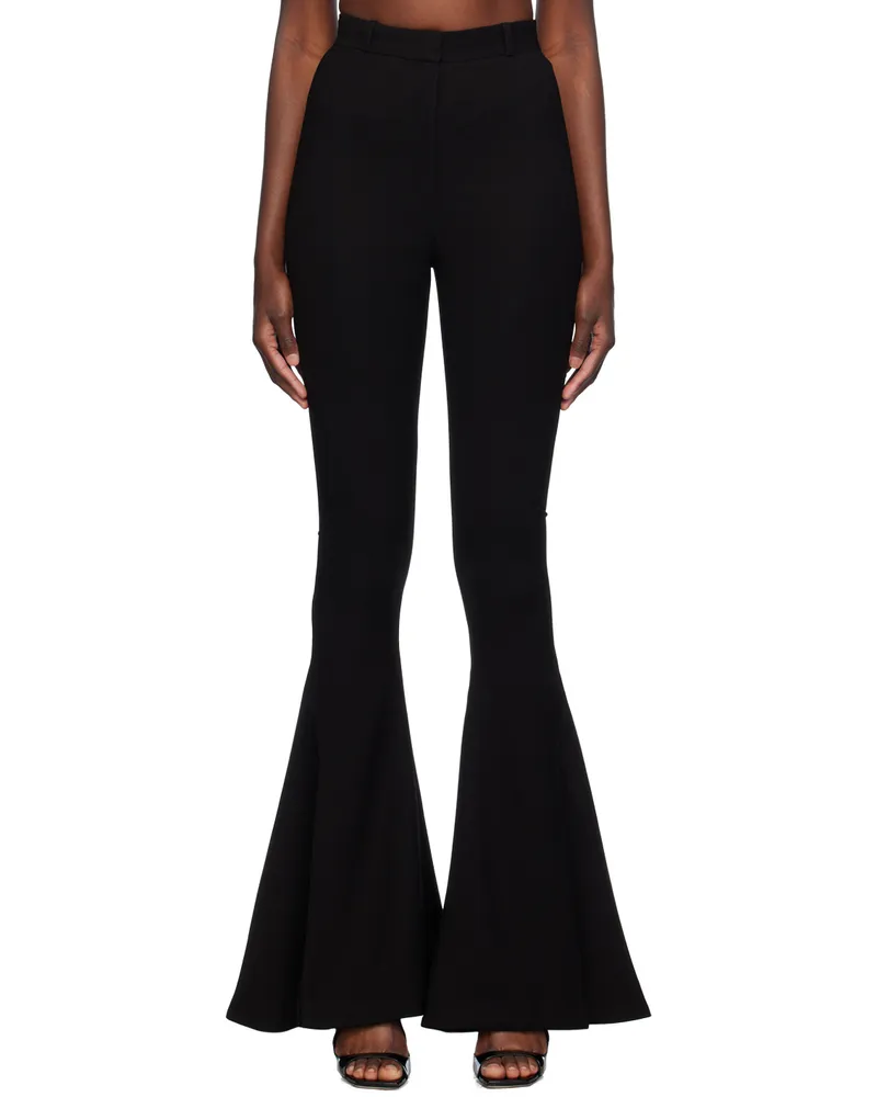 Mônot Black Ava Spiral Trousers Black