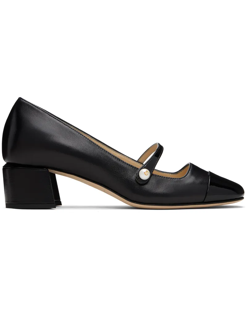 Jimmy Choo Black Elisa 45 Heels Black