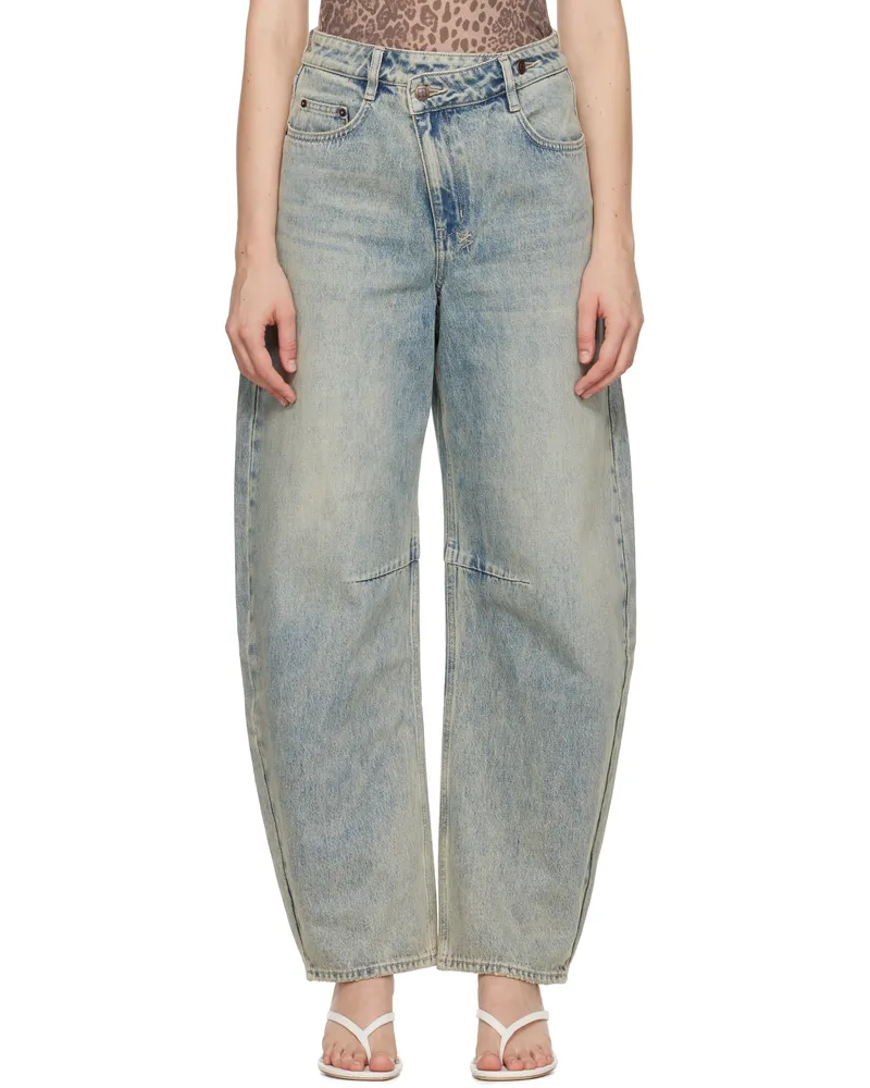 ksubi Blue Barrel Jeans Denim