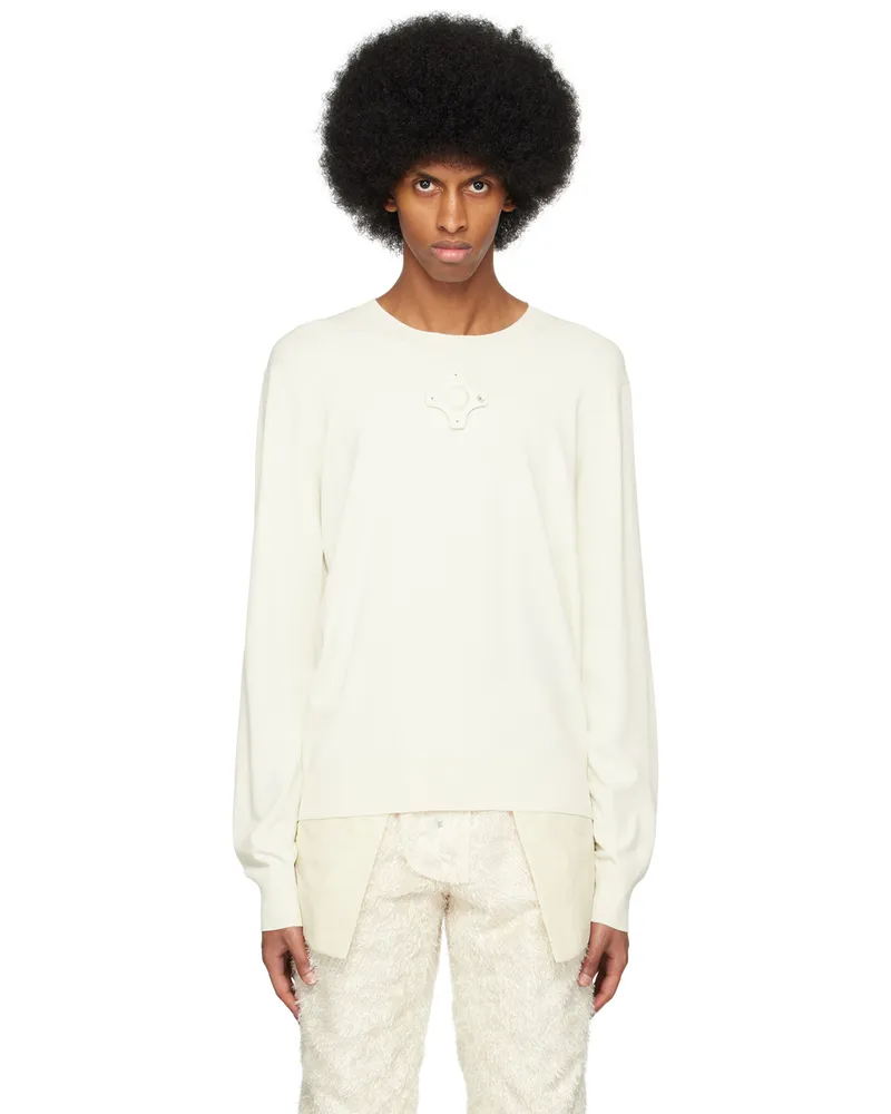 Craig Green Off-White Eyelet Sweater Off