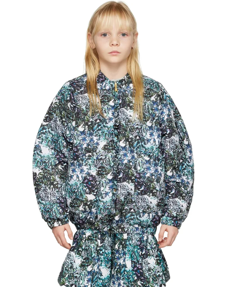 Kika Vargas SSENSE Exclusive Kids Blue Yayoi Jacket Blue