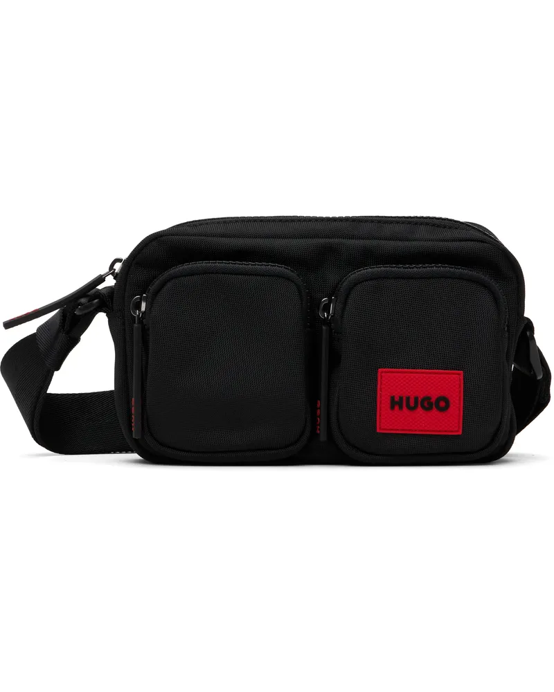 HUGO BOSS Black Logo Patch Bag 001-black