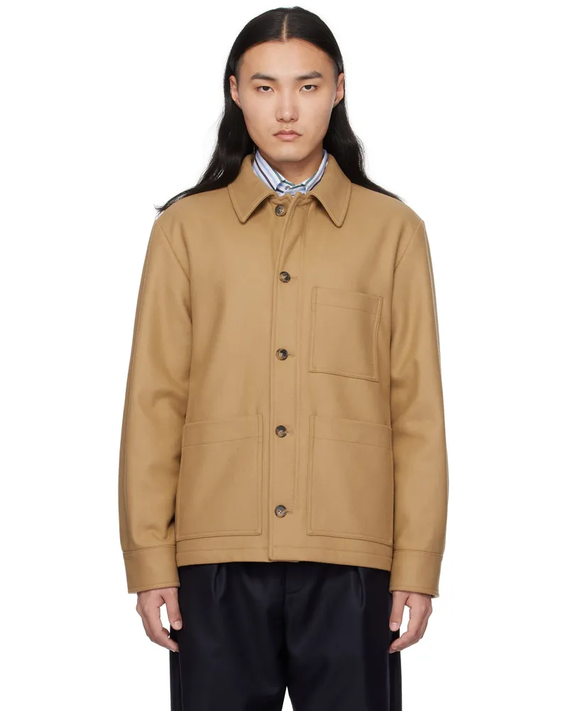 A.P.C. Tan Emile Jacket Cab