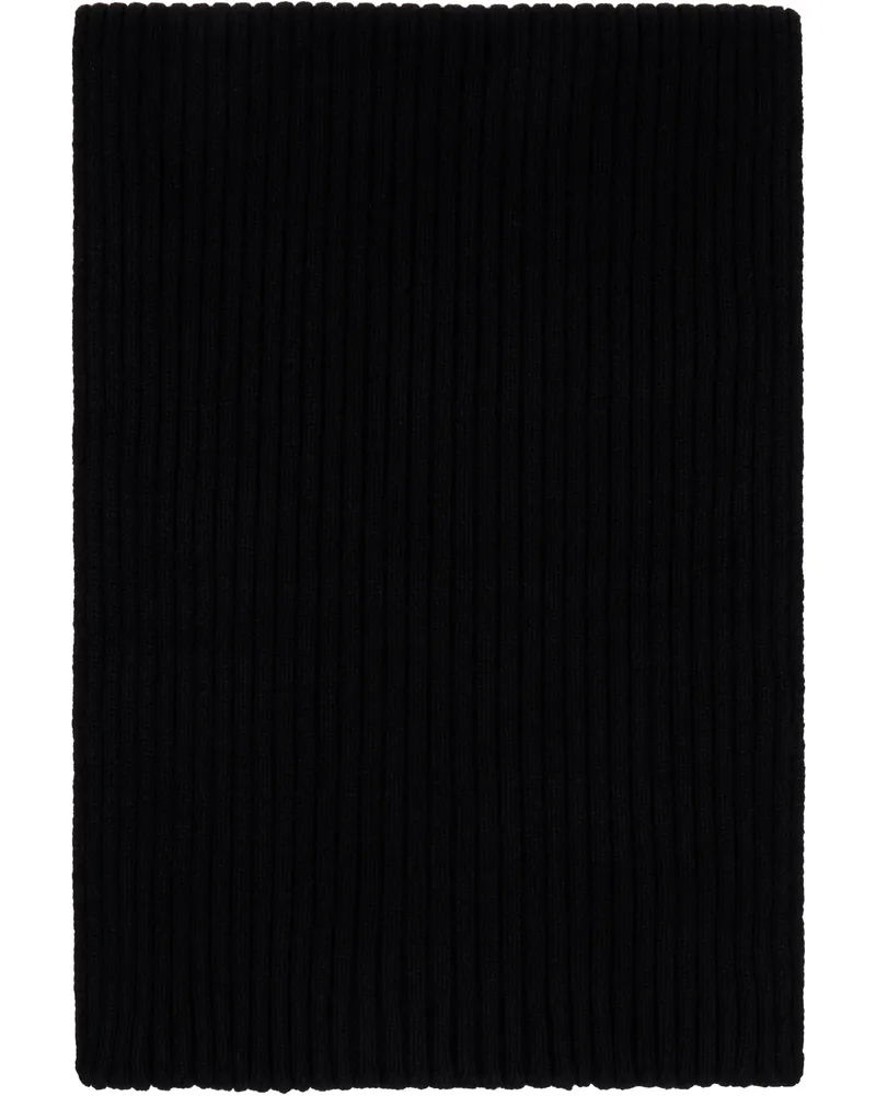 Rick Owens Black Concordians Long Scarf 09