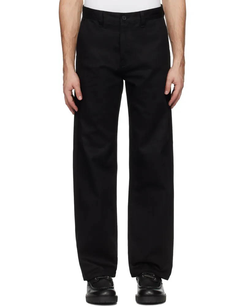 Nudie Jeans Black Tuff Tony Trousers Black
