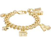 Gold 'The Mini Icon Charm' Bracelet