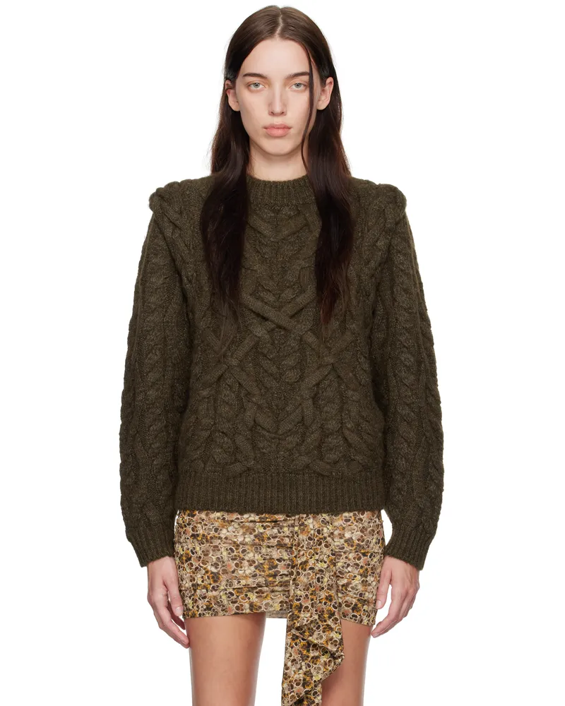 Isabel Marant Khaki Basiliane Sweater Bronze