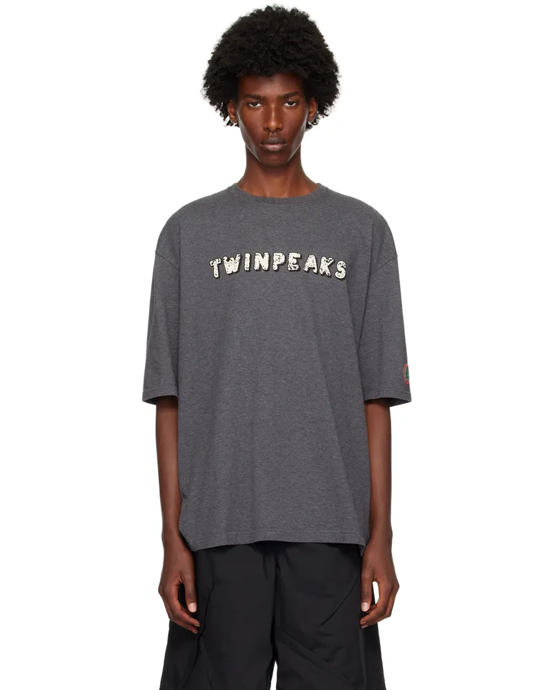 Undercover Gray Crewneck T-Shirt Charcoal
