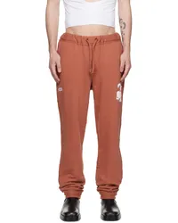 HEAD OF STATE Brown Oba Lounge Pants Brown