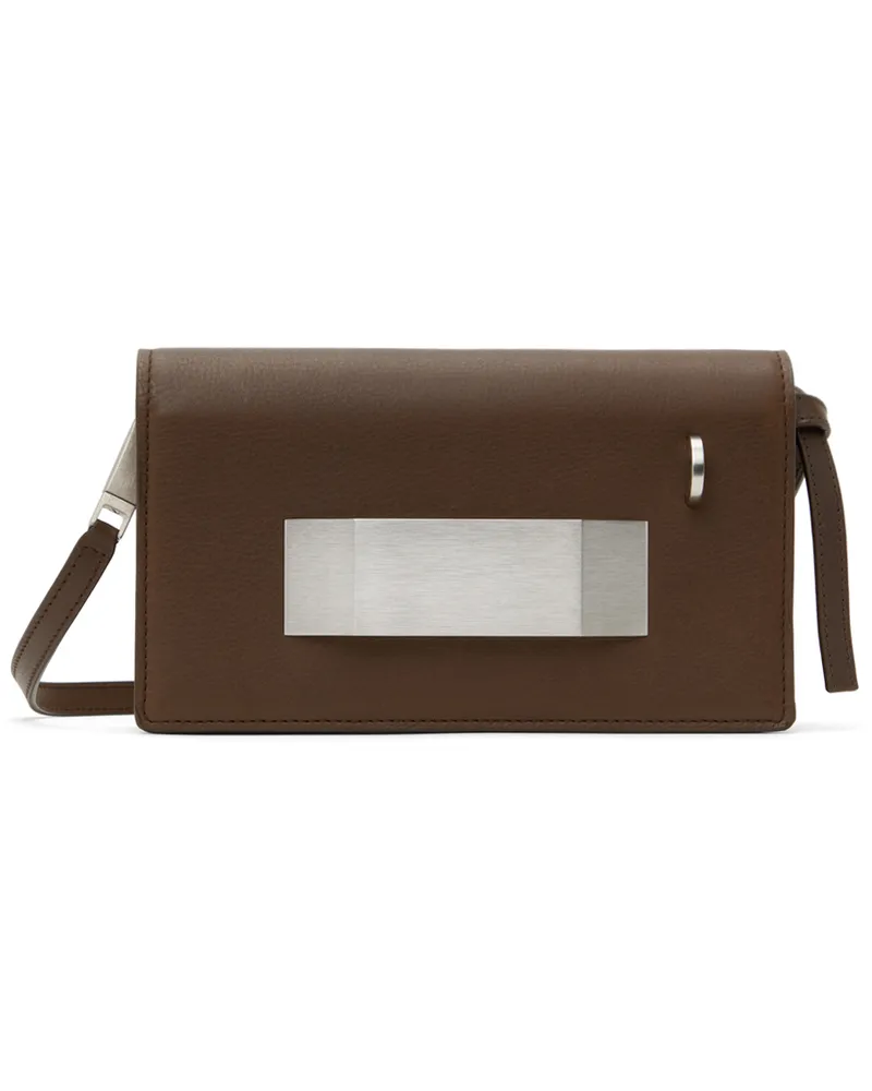 Rick Owens Brown Porterville Griffin Bag 74