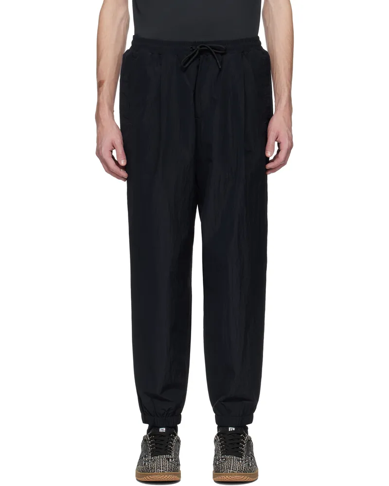 Mackage Navy Martin-WB Water-Repellent Ripstop Sweatpants Navy