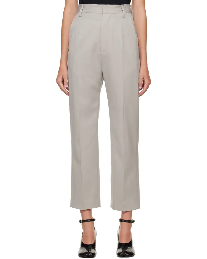 Maison Margiela Gray Three-Pocket Trousers 858