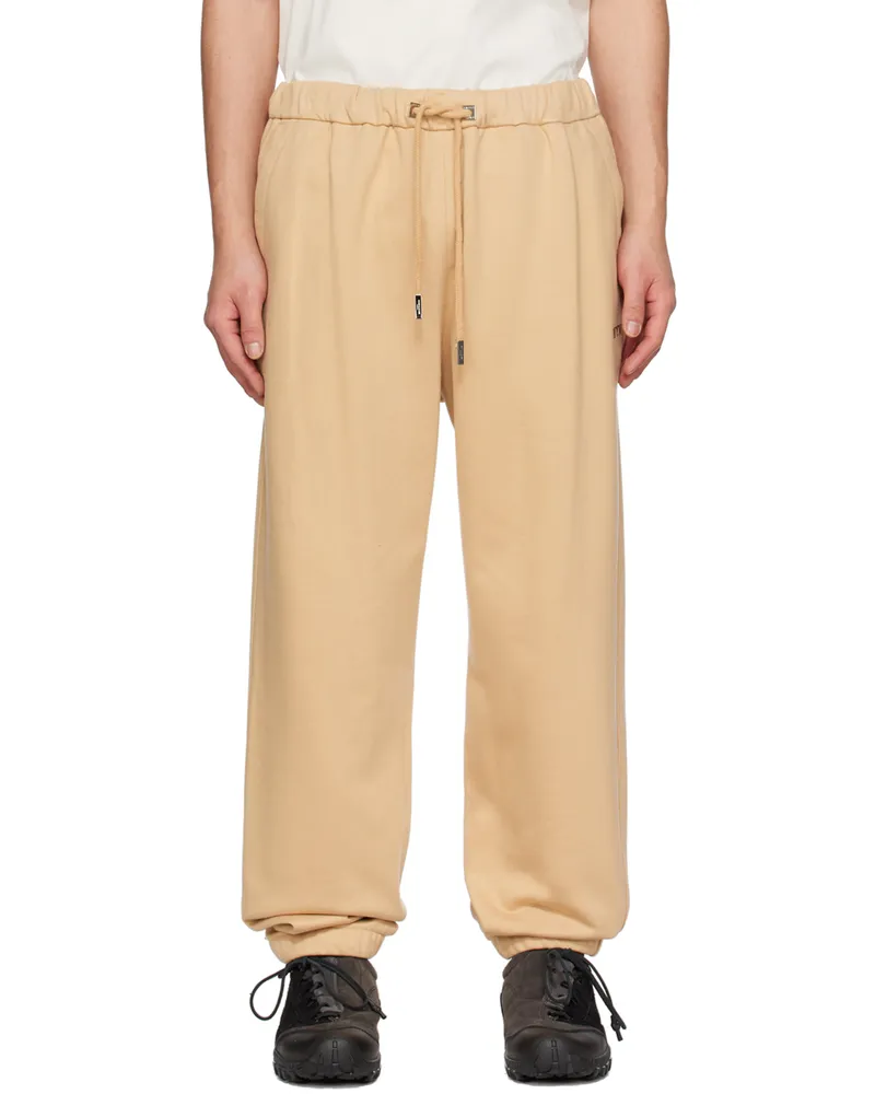 Wooyoungmi Beige Drawstring Lounge Pants Beige