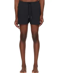 Boris Bidjan Saberi Black Drawstring Swim Shorts Black