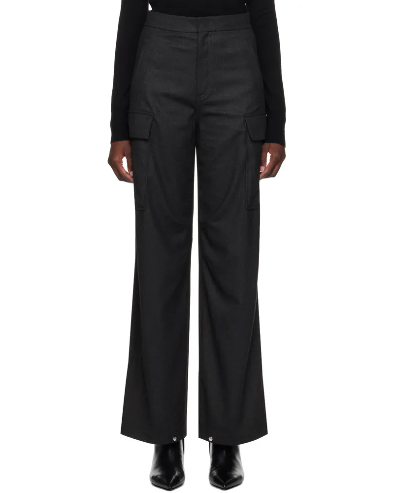 Filippa K Gray Flap Pocket Trousers 9278