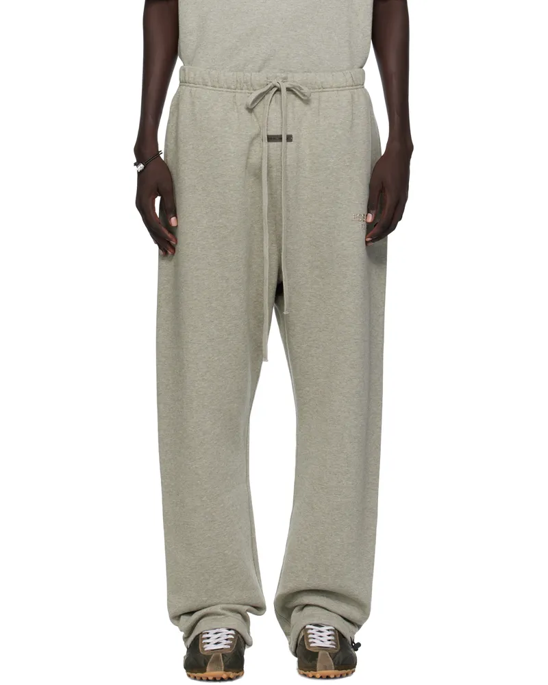Fear of God Gray Relaxed Fleece Sweatpants Concrete