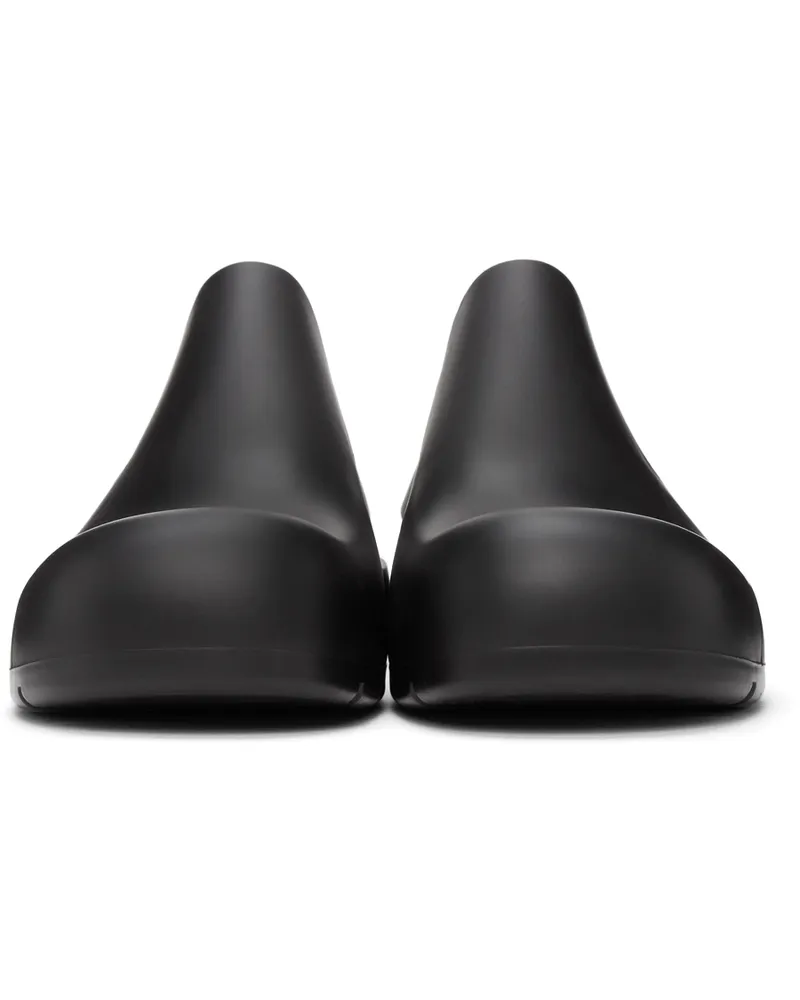 Bottega Veneta Black Rubber Puddle Loafers 1000