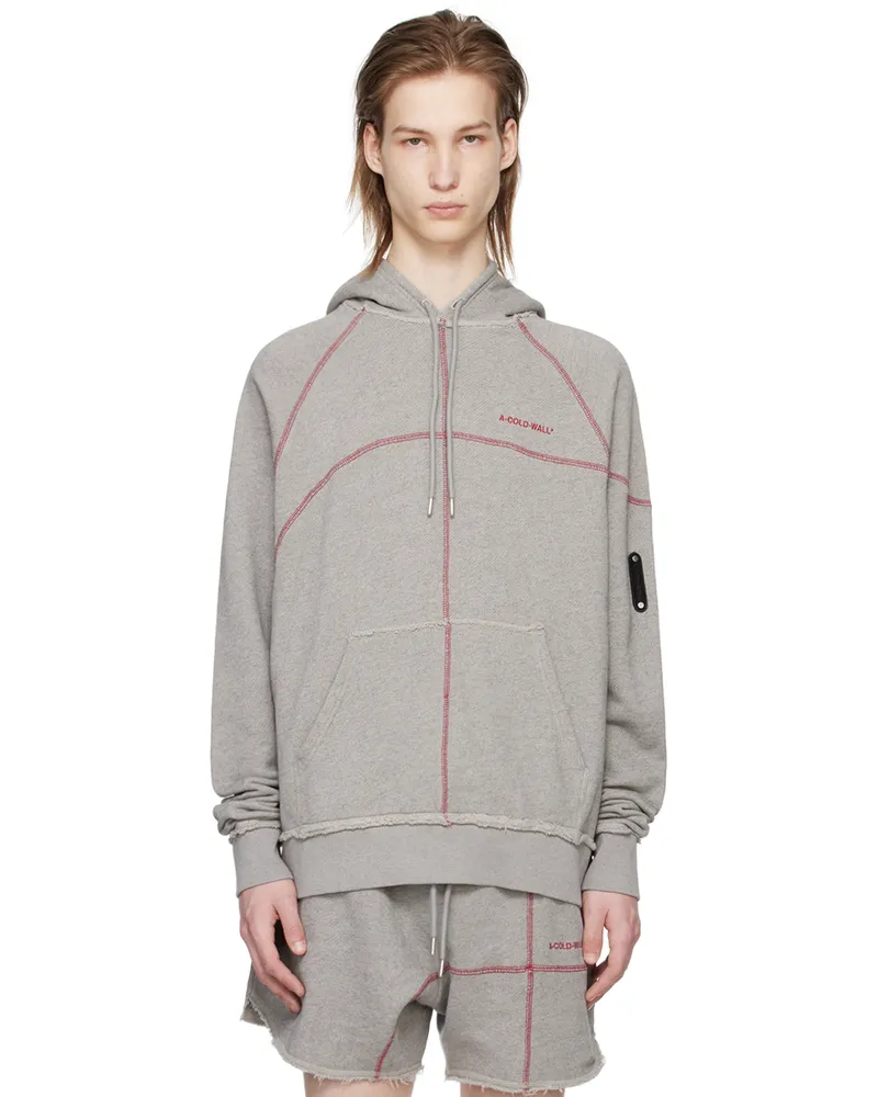 ACW* Gray Intersect Hoodie Cement
