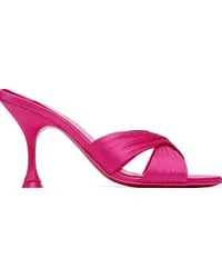 Christian Louboutin Pink Nicol Is Back Heeled Sandals Pbolerose