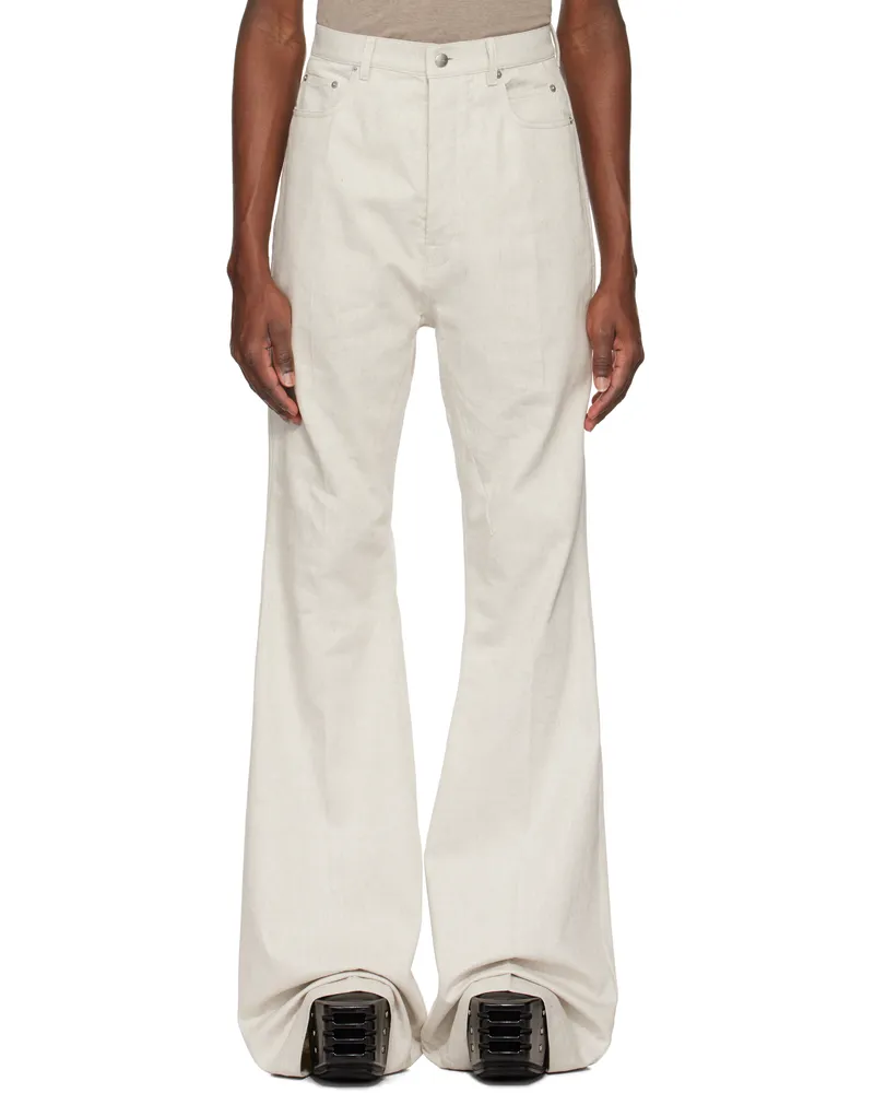 Rick Owens Off-White Hollywood Bolan Bootcut Jeans 41