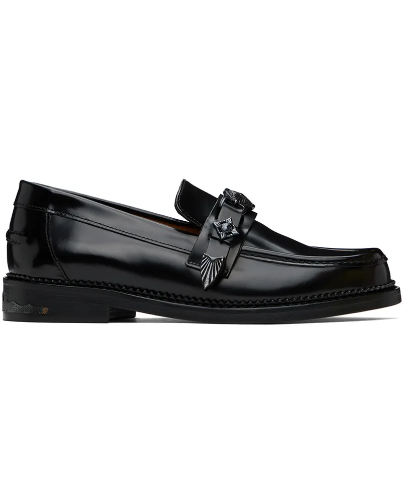 Toga SSENSE Exclusive Black Loafers Black