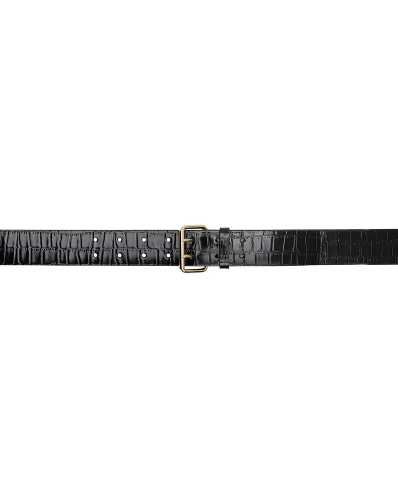 Anine Bing Black Mila Belt Black