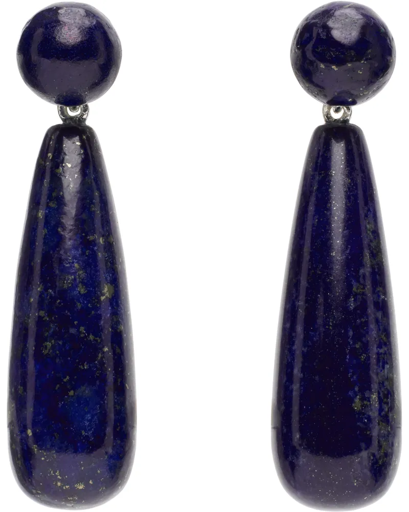 ÉLIOU Blue Cora Earrings Lapis