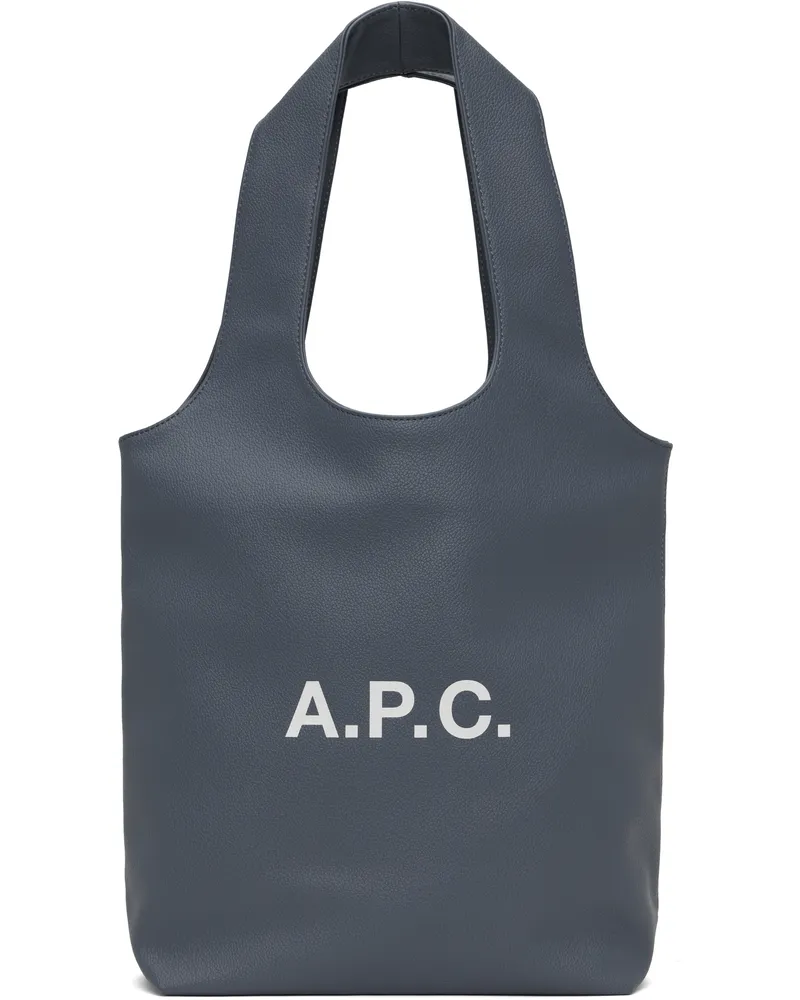 A.P.C. Navy Ninon Small Tote Iak