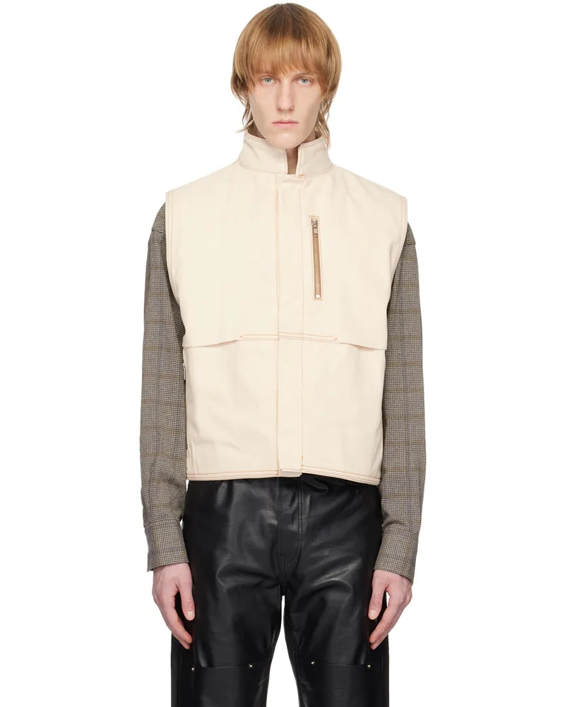 CARSON WACH Off-White Balistic Vest Raw