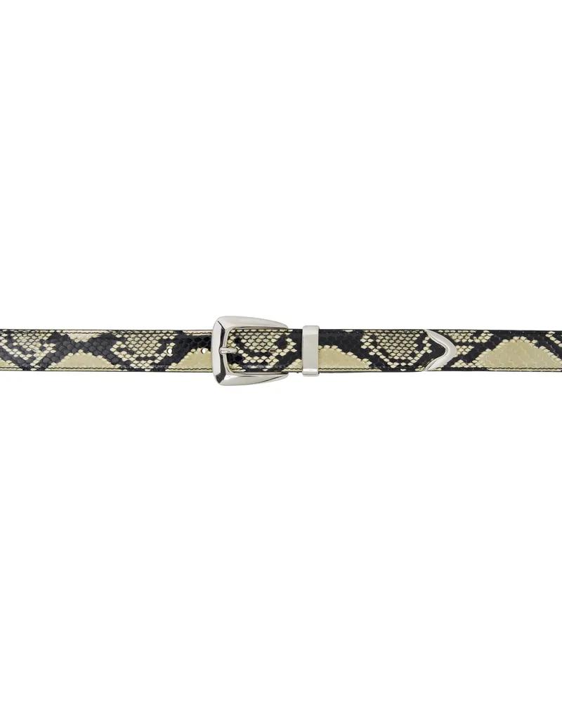 KHAITE Beige & Black Benny Belt 121