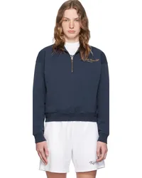 SPORTY & RICH Navy 'NY Tennis Club' Sweatshirt Navy