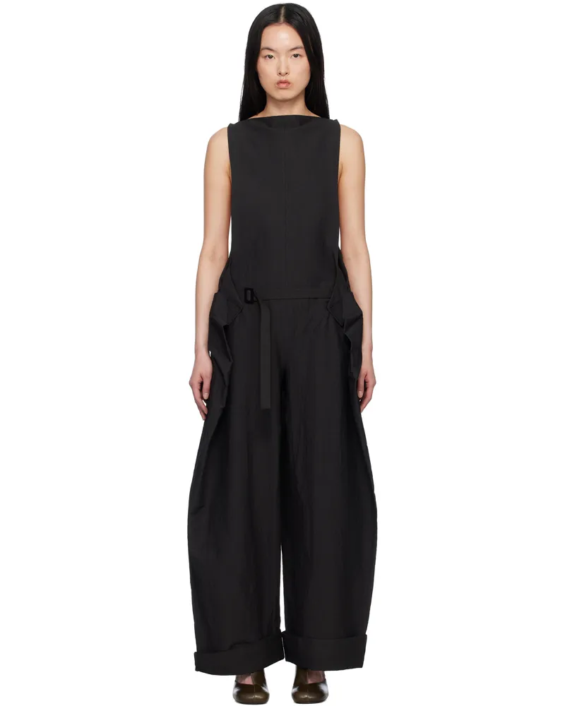 Issey Miyake Black Fold To Form Jumpsuit 15