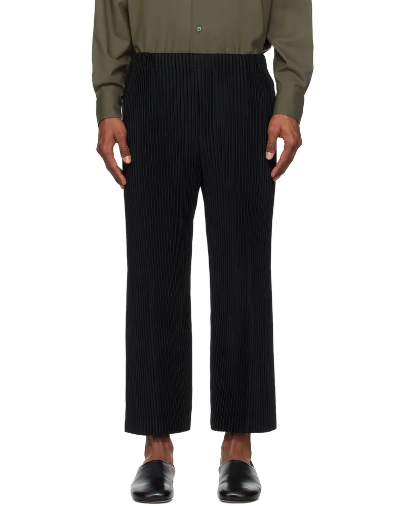 Issey Miyake Black Monthly Color April Trousers 15-black