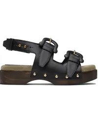 Nanushka Black Mahalia Sandals Black