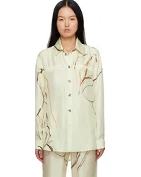 Nanushka Beige Sabrin Shirt Line