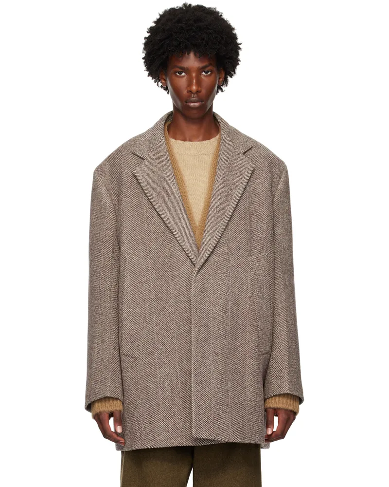 Jil Sander Brown Giacca Jacket 243