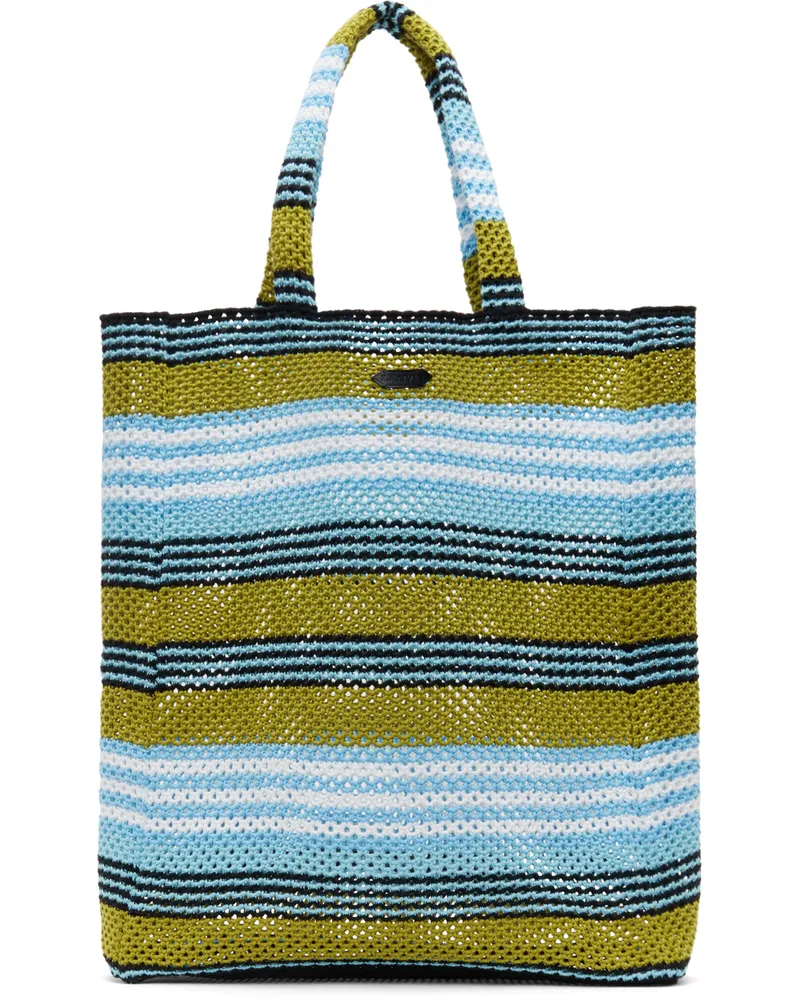 Lanvin Multicolor Borsa Shopping Crochet Tote S1