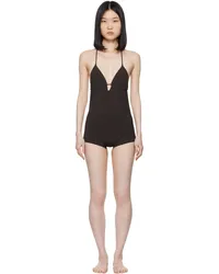 Paloma Wool Brown Norimaki Swimsuit Brown